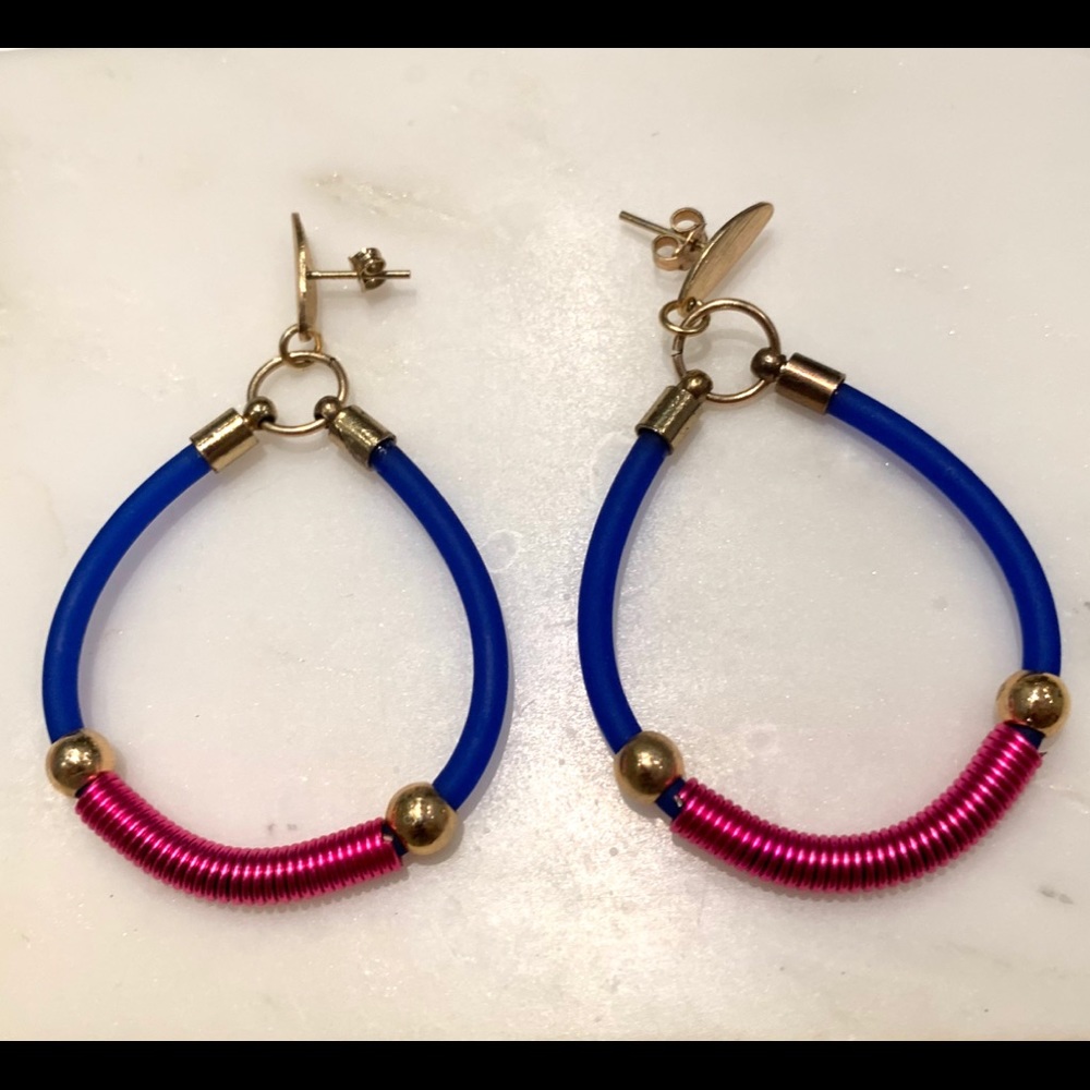 Intermix earrings - tribal chic!